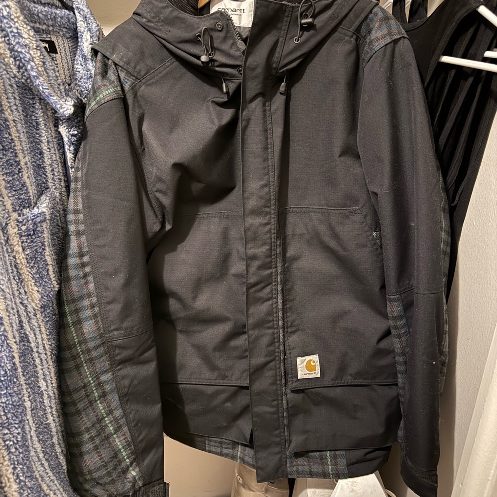Carhartt WIP Black Hooded Performance Jacket